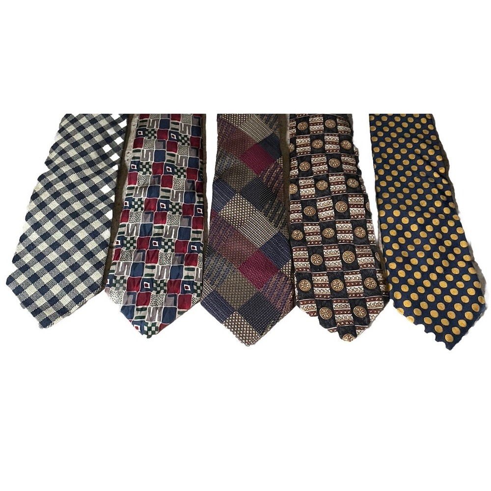 JOS A BANK Neckties 100% Silk Ties - Lot of 5 Executive And‎ Premier Collection